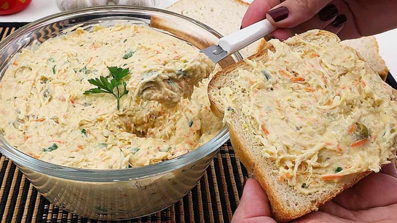 Chicken pate with cream cheese