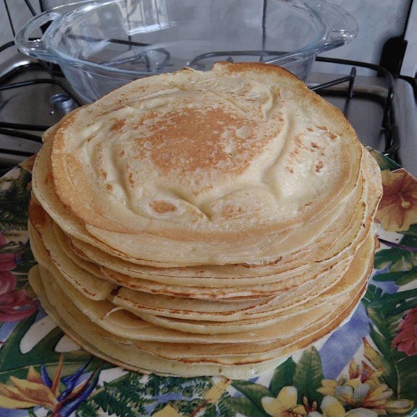 milk-free pancake dough